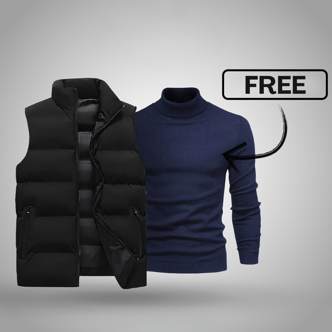 Gilet homme + pull gratuit (liquidation)