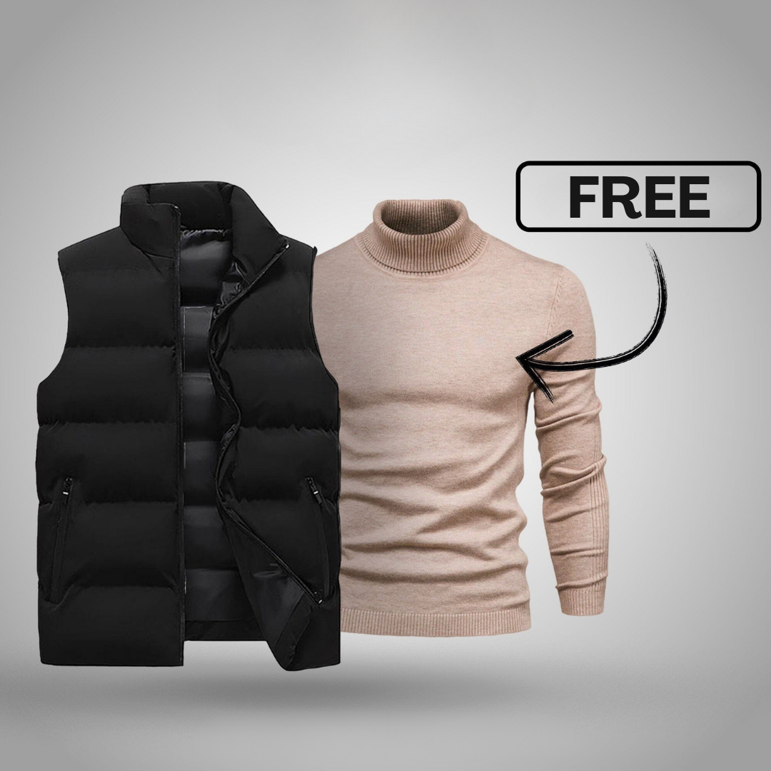 Gilet homme + pull gratuit (liquidation)
