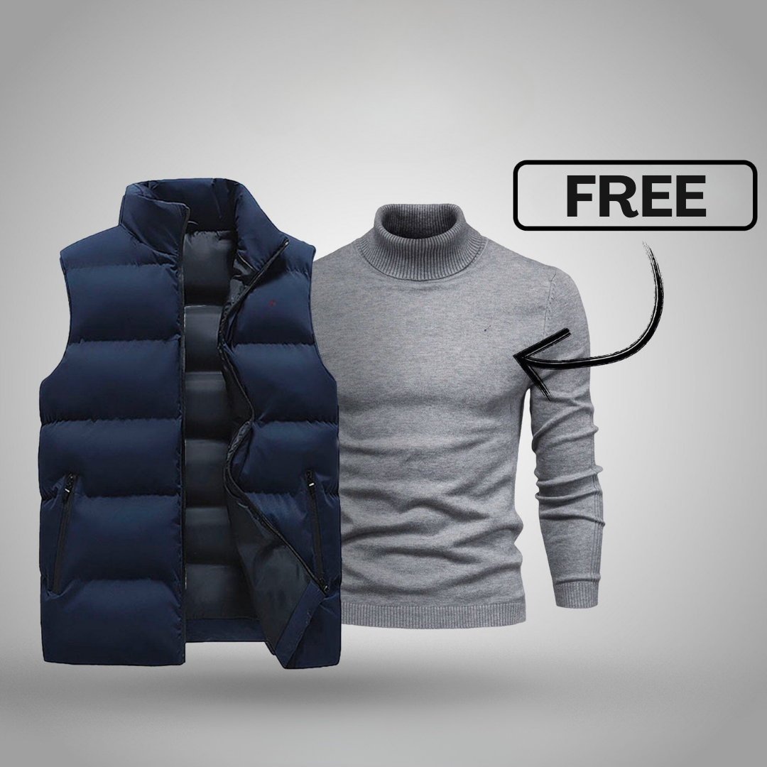 Gilet homme + pull gratuit (liquidation)
