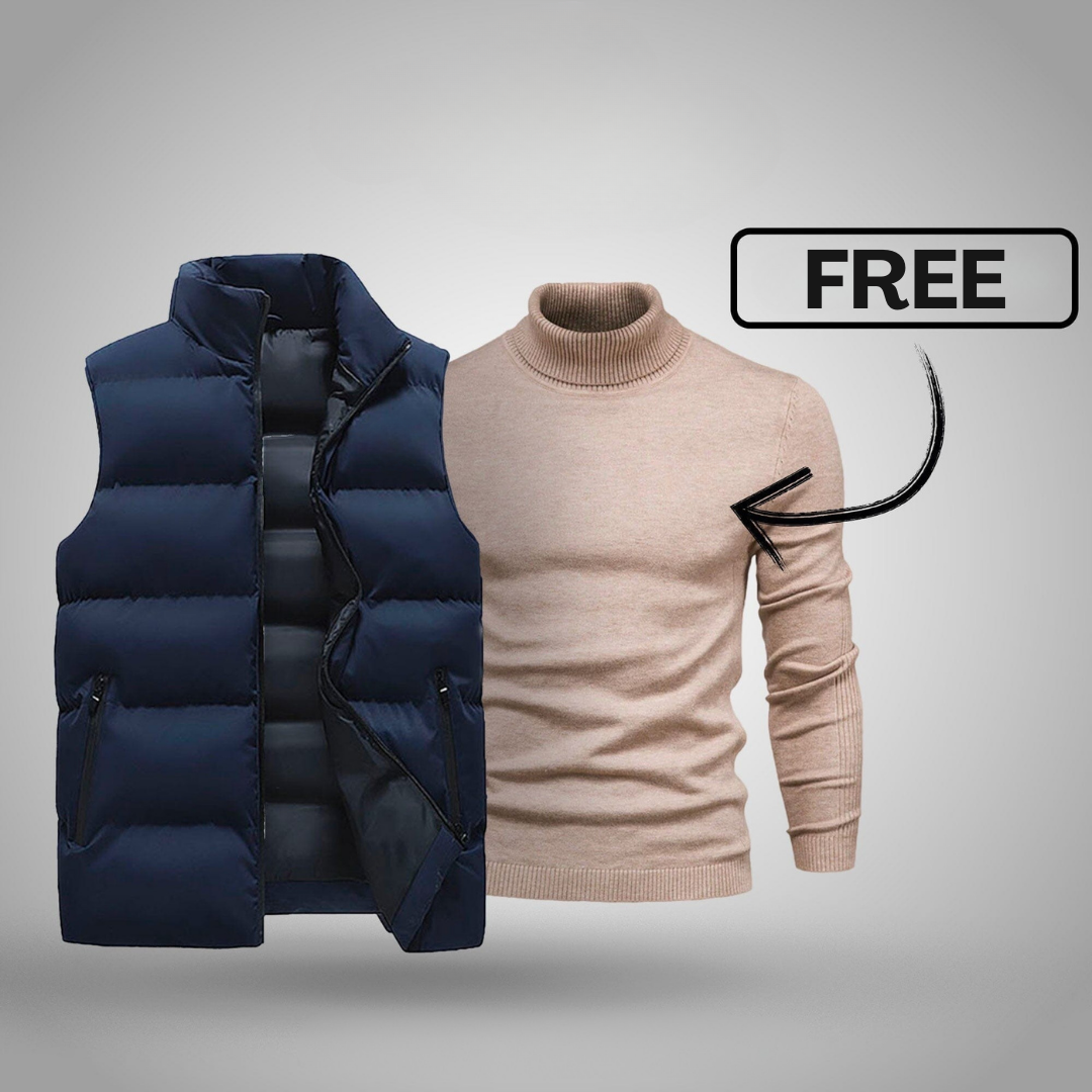 Gilet homme + pull gratuit (liquidation)