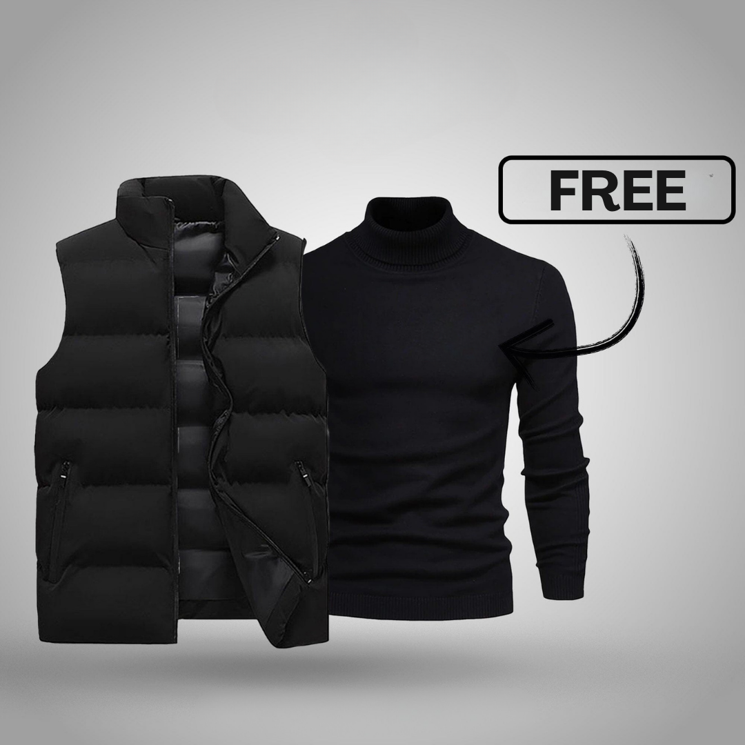 Herrenweste + kostenloser Pullover (Abverkauf)