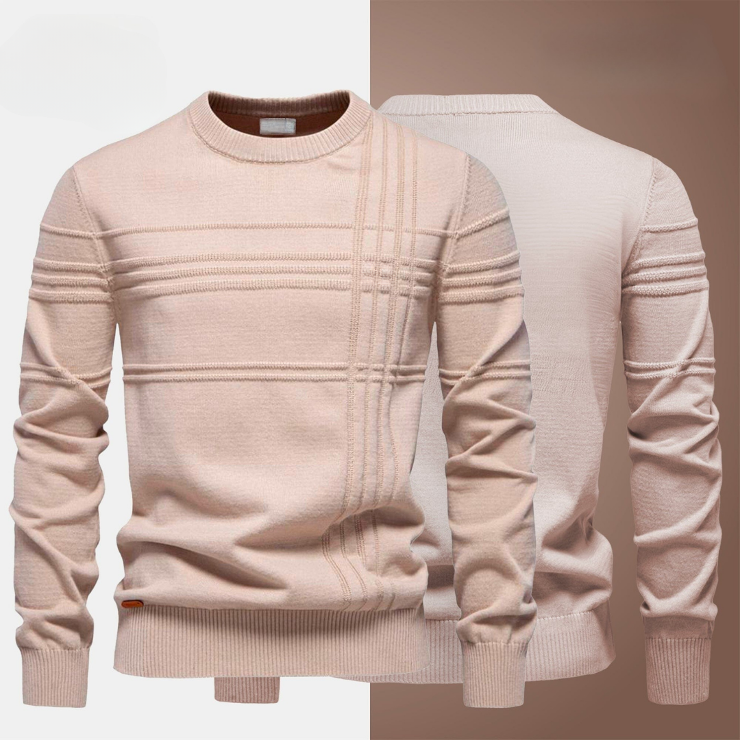 Strukturierter Herrenpullover (Ausverkauf)