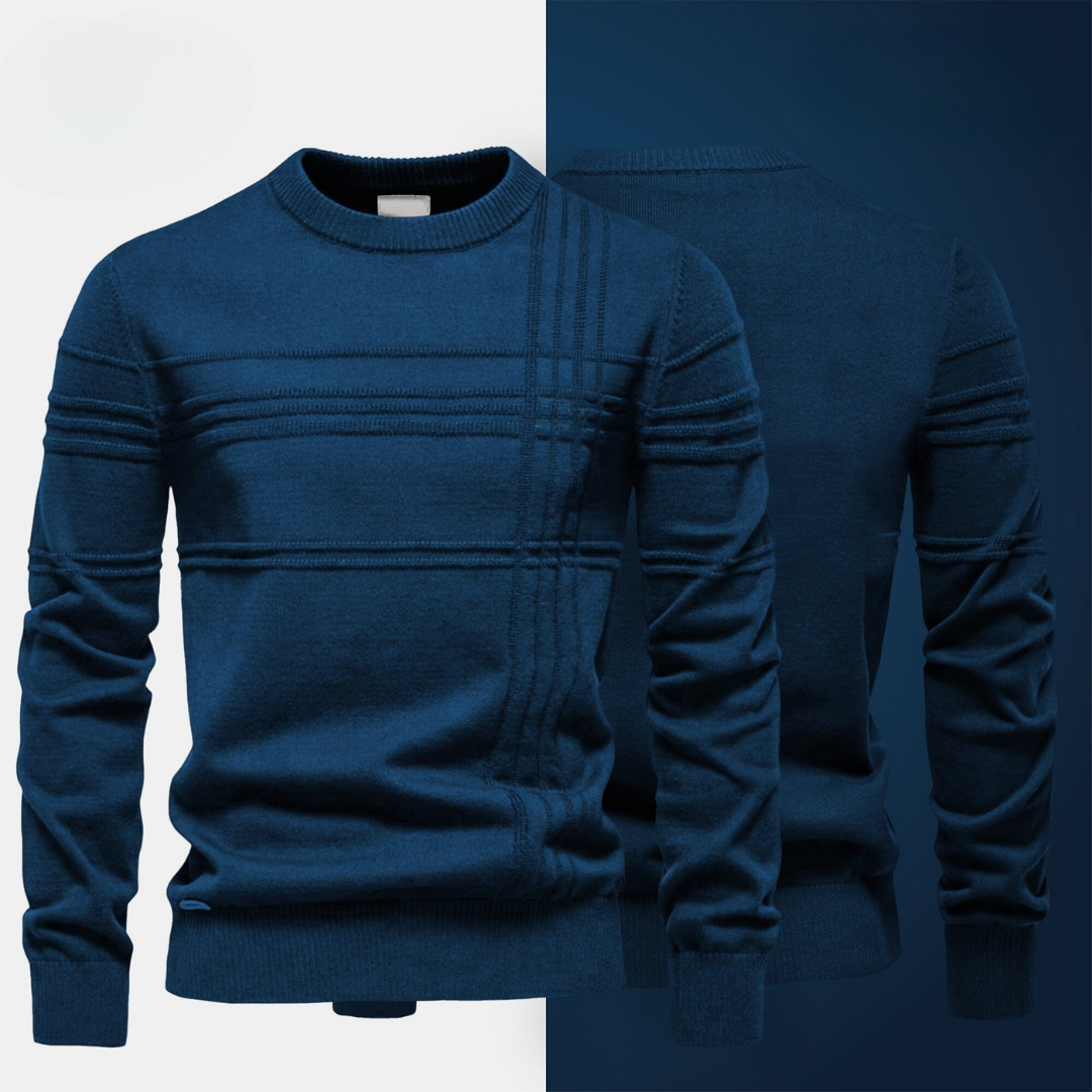 Strukturierter Herrenpullover (Ausverkauf)